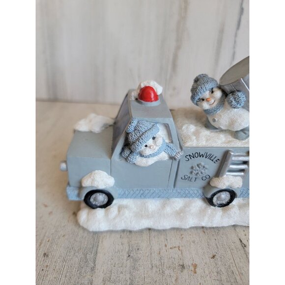 Encore Snowville salt snow buddies musical truck Xmas collectible vintage - Picture 3 of 10